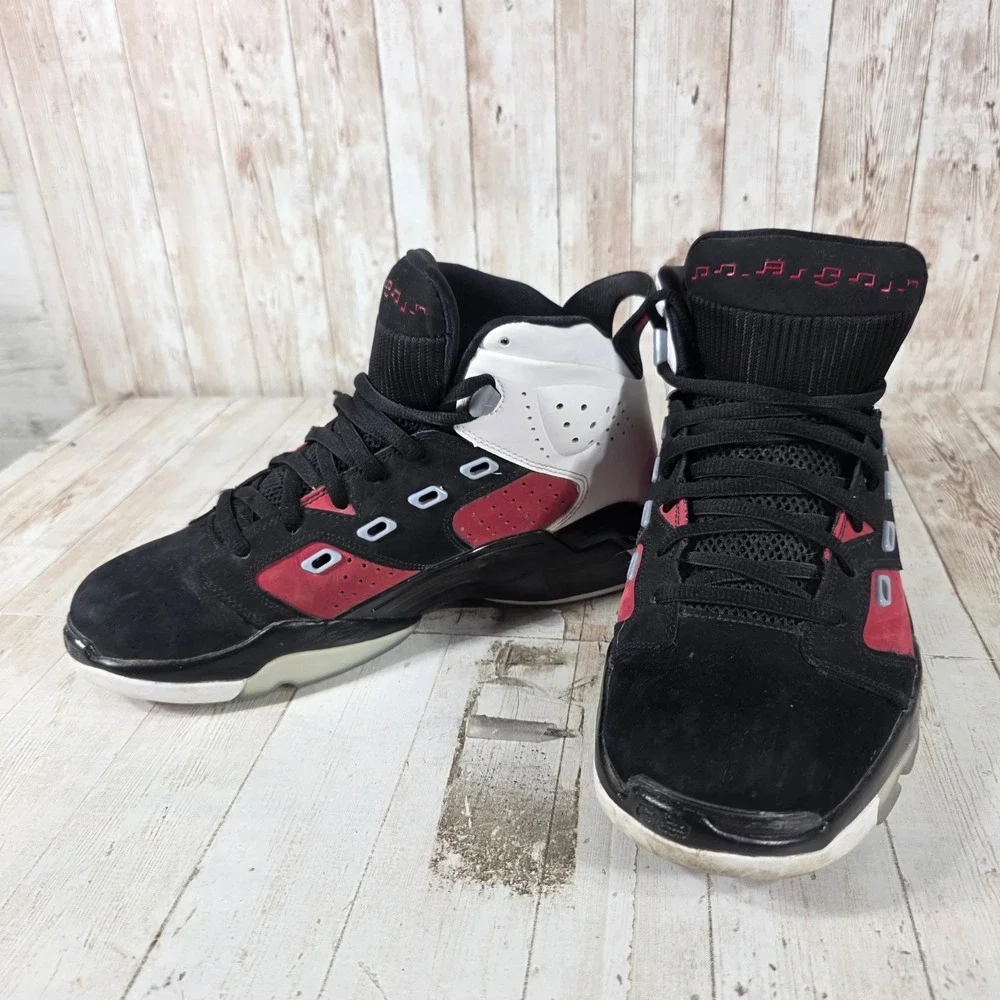 Jordan‎ 6-17-23 Mens Black White Gym Red Hybrid Basketball DC7330-006 Size 9